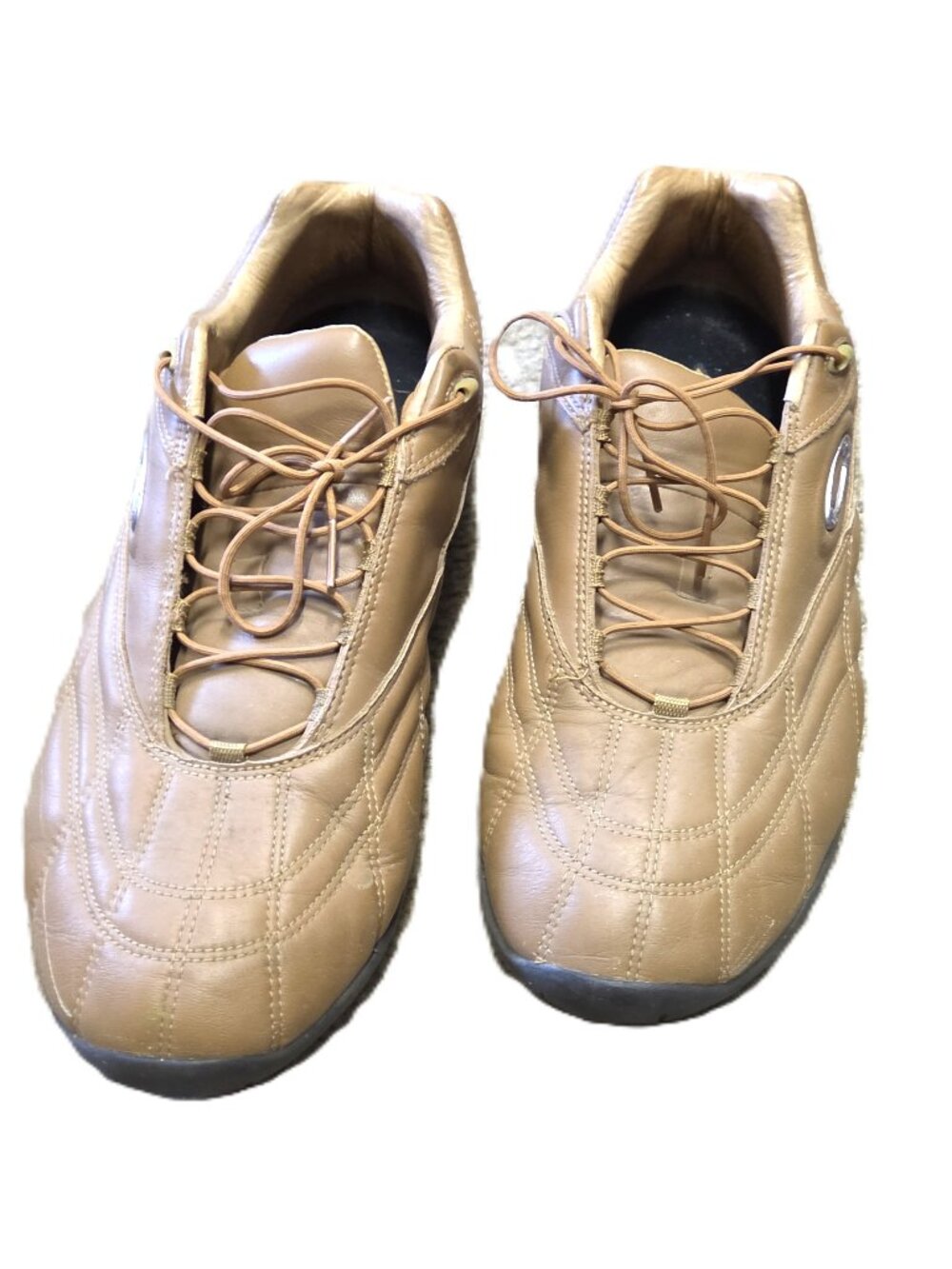 Oakley sz 14 Men's Shoes Brown Leather Y2K City Trainer Hiker Sneakers Casual